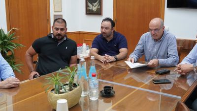 Συνάντηση του Προέδρου της Ελληνικής Παραολυμπιακής Επιτροπής με τον Περιφερειάρχη Κρήτης