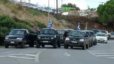 Προετοιμάζουν οι αγρότες το παγκρήτιο συλλαλητήριο τους έξω από το αεροδρόμιο Ηρακλείου