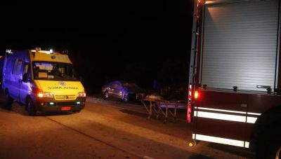 Τροχαίο με ανατροπή αυτοκινήτου τα ξημερώματα στα Χανιά