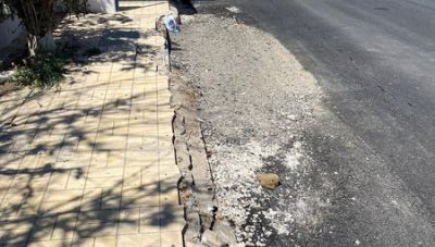 Κοκκίνη Χάνι: Οι κάτοικοι καταγγέλλουν κακοτεχνίες στην Παλιά Εθνική Οδό και προειδοποιούν για πλημμύρες