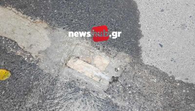 Ηράκλειο: Ποτάμι ο δρόμος από βλάβη της ΔΕΥΑΗ αλλά εκείνη δεν έχει συνεργείο να στείλει το Σαββατοκύριακο