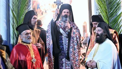 Με λαμπρότητα η γιορτή του Αγίου Γεωργίου στην Ιερά Μονή Επανωσήφη (ΦΩΤΟ)