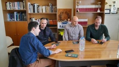 Με τους Αστυνομικούς του Ηρακλείου ο Γιώργος Ξυλούρης