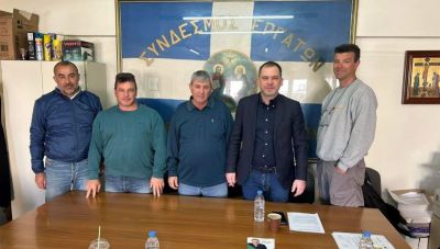 Με τους λιμενεργάτες του Ηρακλείου ο Φραγκίσκος Λαμπρινός