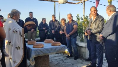 Για μια ακόμη χρονιά με τους οικοδόμους του Κρουσώνα ο Σωκράτης Βαρδάκης