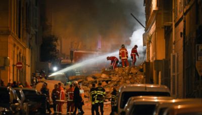 Κατάρρευση τετραώροφης πολυκατοικίας στη Μασσαλία από άγνωστη αιτία (βίντεο)