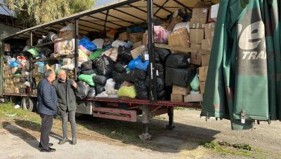 Ολοκληρώθηκε με επιτυχία η περισυλλογή ανθρωπιστικής βοήθειας από την Περιφερειακή Ένωση Δήμων Κρήτης