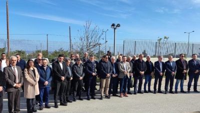 Στην επιμνημόσυνη δέηση για τους νεκρούς αστυνομικούς ο Λευτέρης Αυγενάκης