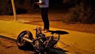 Τροχαίο με σοβαρό τραυματισμό δικυκλιστή στην Αμμουδάρα Μαλεβιζίου