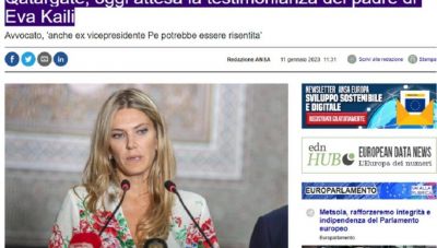 Εύα Καϊλή: Καταθέτει ο πατέρας της για το Qatargate, σύμφωνα με το πρακτορείο Ansa