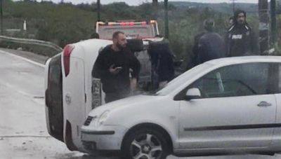 Σοβαρό τροχαίο στο Ηράκλειο - Τραυματίστηκε μια γυναίκα