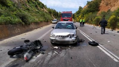 Ηράκλειο: Πρωινό τροχαίο με τη σύγκρουση δύο αυτοκινήτων