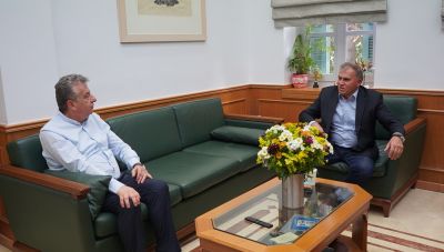 Συνάντηση του Περιφερειάρχη Κρήτης με το Δήμαρχο Ιεράπετρας 