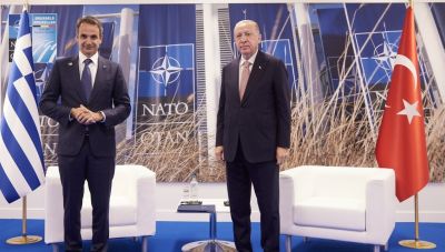 Κλείστηκε το τετ α τετ Μητσοτάκη με Ερντογάν στο Βίλνιους- Η ατζέντα της συνάντησης