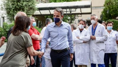Μητσοτάκης από Άγιο Σάββα:  Προτεραιότητα της επόμενης κυβέρνησης το νέο Εθνικό Σύστημα Υγείας