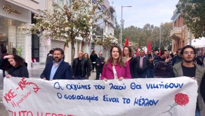 Τιμήθηκε στο Ηράκλειο η Εργατική Πρωτομαγιά από συνδικάτα και φορείς
