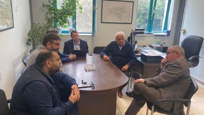 Επίσκεψη του Γρηγόρη Πασπάτη στη ΔΕΥΑΗ και ενημέρωση από τη διοίκηση