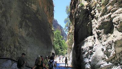 Χανιά: Κλειστό σήμερα Δευτέρα το Φαράγγι της Σαμαριάς λόγω καιρού