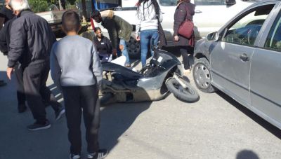 Χανιά: Διανομέας τραυματίστηκε κατά τη σύγκρουση του δικύκλου του με ΙΧ