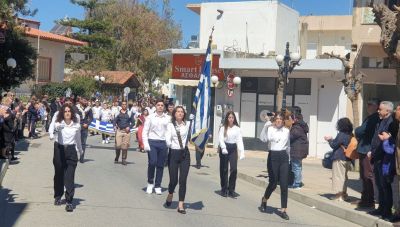 Με τις δέουσες τιμές εορτάστηκε η Επέτειος της 25ης Μαρτίου στο Δ. Μινώα Πεδιάδας (ΦΩΤΟ)
