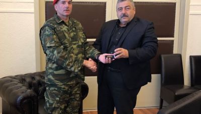 Στον Αντιπεριφερειάρχη Χανίων ο νέος διοικητής της 5ης Μεραρχίας Κρητών