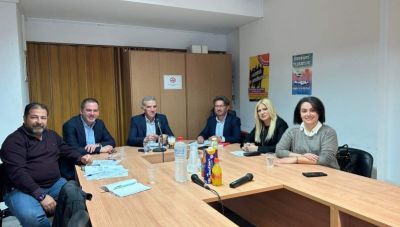 Για τα προβλήματα του εμπορικού κόσμου ενημερώθηκε ο Φραγκίσκος Λαμπρινός