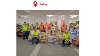 Διανομή της βοήθειας στους πλημμυροπαθείς με τη συμβολή του Ροταριανού Ομίλου “Ηράκλειο Ελ Γκρέκο”