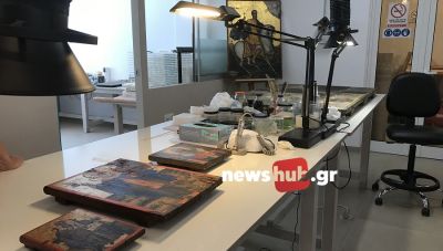 Ηράκλειο: Στο εσωτερικό του Εργαστηρίου Συντήρησης της Υπηρεσίας Νεωτέρων Μνημείων Κρήτης