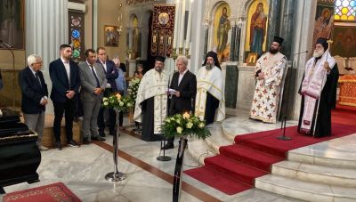 O αποχαιρετισμός του Αλέξη Καλοκαιρινού στον Γιώργο Γραμματικάκη