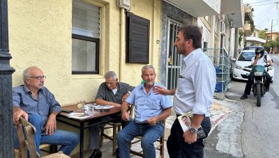 Τα προβλήματα του πρωτογενή τομέα άκουσε ο Γιώργος Αλεξάκης