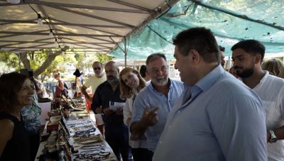 Στο παζάρι-θεσμό για το Ηράκλειο ο Μιχάλης Καραμαλάκης