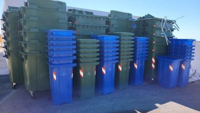 Δήμος Καντάνου-Σελίνου: Παραλήφθηκαν νέοι κάδοι απορριμμάτων