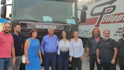 «Λασίθι ώρα ευθύνης»: Αποστολή εμφιαλωμένου νερού στους πλημμυροπαθείς της Θεσσαλίας