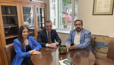 Συνάντηση Βατσινά με τον πρόεδρο και τον γ.γ. του Δικηγορικού Συλλόγου Ηρακλείου