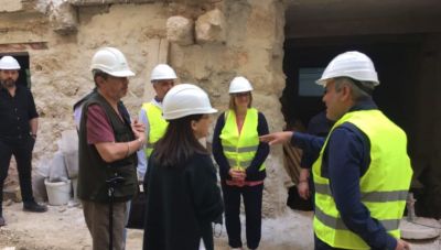 Αυτοψία στην Μπενάκειο Βιβλιοθήκη από κλιμάκιο του Τεχνικού Συμβουλίου της Βουλής των Ελλήνων