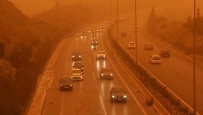 Αφρικανική σκόνη: Συγκεντρώσεις ρεκόρ στην Κρήτη την ώρα που έγινε...  Λιβύη η Καλαμάτα  (Φωτο + Πίνακες)