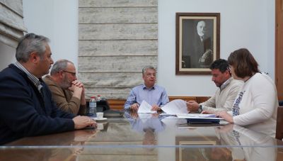 Ο Περιφερειάρχης Κρήτης υπέγραψε έργο αποκατάστασης ζημιών στον κόμβο Εξάντη Ρεθύμνου