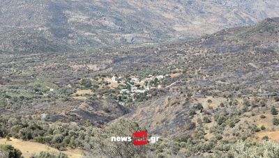 Οδοιπορικό του Newshub.gr στα καμένα από την πρόσφατη πυρκαγιά στο Αποδούλου Αμαρίου (φωτο)