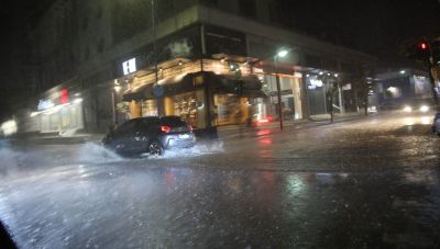 «Ποτάμια» οι δρόμοι της Λάρισας από την κακοκαιρία - Ζημιές και σε καλλιέργειες