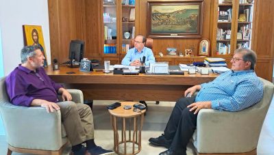 Συνεργασία Δημάρχου Ρεθύμνης - Προέδρου ΠΕΔ Κρήτης με Πρόεδρο και Αντιπρόεδρο του Παγκοσμίου Συμβουλίου Κρητών