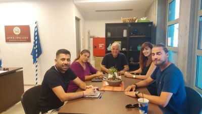 Συνάντηση Αντιδημάρχου Παιδείας και Εκπαιδευτικών με αφορμή την έναρξη της νέας σχολικής χρονιάς