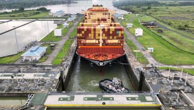 Διώρυγα Παναμά: Ρεκόρ διέλευσης για το μεγαλύτερο πλοίο μεταφοράς εμπορευματοκιβωτίων