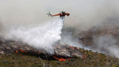 Αμάρι: Χωρίς μεγάλο ενεργό μέτωπο αλλά με μικρές διάσπαρτες εστίες παλεύει σήμερα η Πυροσβεστική