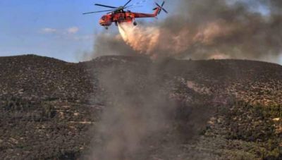 Αμάρι: Αναζωπύρωση προς την περιοχή του Ορνέ - Παραμένουν ισχυρές πυροσβεστικές δυνάμεις - Ήχησε το 112