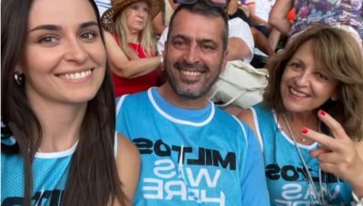 Η οικογένεια Τεντόγλου γιόρτασε το χρυσό του Μίλτου στο Παρίσι