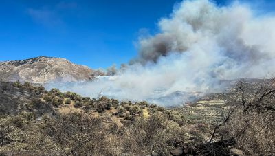Αμάρι: Βελτιωμένη η εικόνα στα μέτωπα της φωτιάς-Αγώνας για πλήρη κατάσβεση από ισχυρές δυνάμεις της Πυροσβεστικής