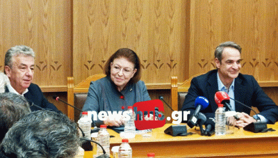 Στο Ηράκλειο ο Κυριάκος Μητσοτάκης: Σε Περιφέρεια Κρήτης και Αρχαιολογικό Μουσείο - Τι ειπώθηκε για τις συμβάσεις