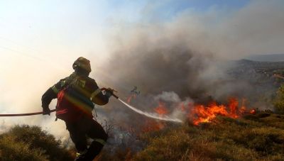 Χανιά: Σε ύφεση το πύρινο μέτωπο πάνω από τα Μέσκλα - Δεν επιχείρησε το πυροσβεστικό ελικόπτερο