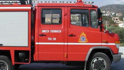 Ηράκλειο: Αυτοκίνητο άρπαξε φωτιά εν κινήσει