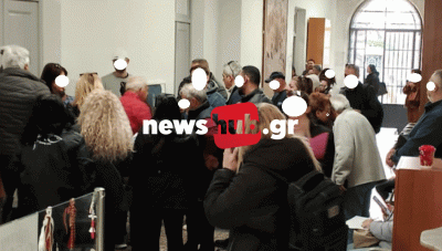 Δήμος Ηρακλείου: Νεύρα και συνωστισμός για τις οφειλές - Διαμαρτυρίες για τις δεσμεύσεις λογαριασμών!